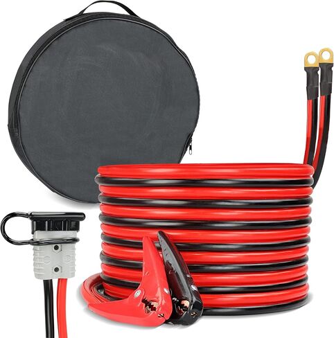 كابل قافز ثقيل دمبل وكابلات توصيل سريعة للخدمة الشاقة 1 كابلات قافز قياس لشاحنات السيارات 30 قدم in Kuwait