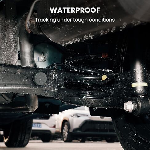 Ultra Magnetic AirTag Holder | Sealed from Water | Shatterproof | Cement Dirt Design | Compatible with Apple AirTag, Extra 3M Tape for Optional Mounting, AirTag Magnetic Case for Car, Truck-Urban Ash in Kuwait