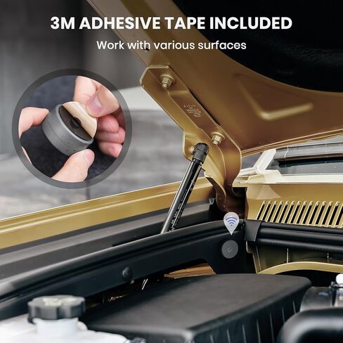 Ultra Magnetic AirTag Holder | Sealed from Water | Shatterproof | Cement Dirt Design | Compatible with Apple AirTag, Extra 3M Tape for Optional Mounting, AirTag Magnetic Case for Car, Truck-Urban Ash in Kuwait