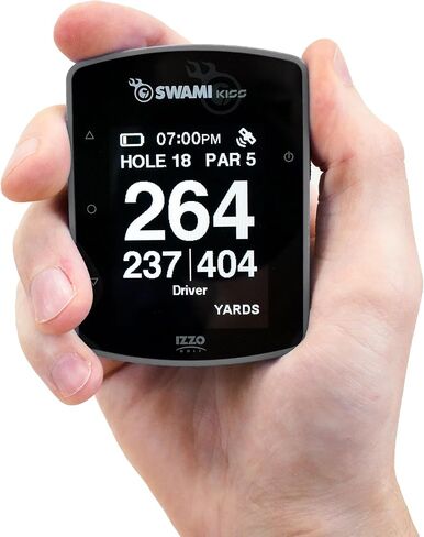Swami KISS 2.0 Handheld Golf GPS Ragnefinder with Integrated Magnets - Blue in Saudi Arabia