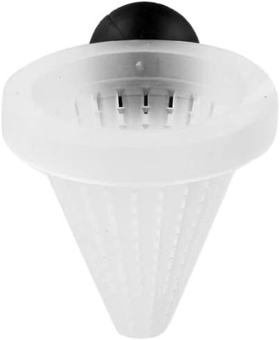 1 Pc White Cone Shape Aquarium Red Worm Fish Feeder with Suction 7cm Height Professional, Automatic Fish Feeders, Fish and Aquatic Pets in Saudi Arabia