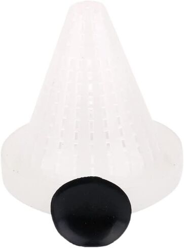 1 Pc White Cone Shape Aquarium Red Worm Fish Feeder with Suction 7cm Height Professional, Automatic Fish Feeders, Fish and Aquatic Pets in Saudi Arabia