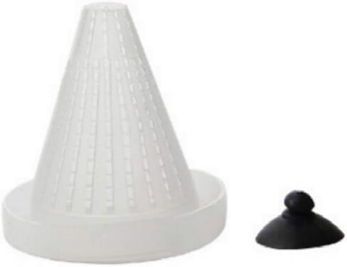 1 Pc White Cone Shape Aquarium Red Worm Fish Feeder with Suction 7cm Height Professional, Automatic Fish Feeders, Fish and Aquatic Pets in Saudi Arabia