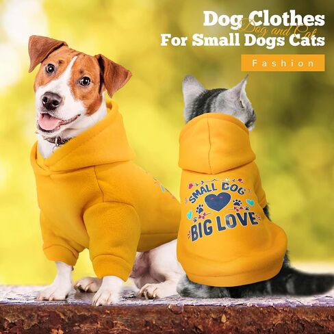 Small Dog Hoodie Clothes Cute Pink Princess Fleece Dog Sweater for Small Dogs Cats Girl Warm Puppy Sweatshirt with Leash D Ring Fall Winter Small Pet Outfits Chihuahua Yorkie Shihtzu(Pink,M) in Kuwait
