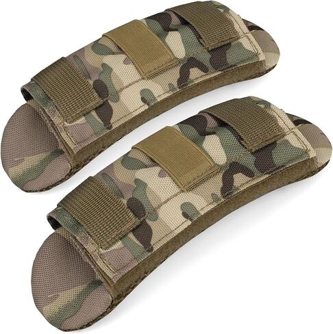 LIVANS Tactical Plate Carrier Shoulder Pads, 2 Pack Shoulder Strap Pad Backpack Strap Cushion Pads Vest Shoulder Pads Bag Strap Pad Backpack Accessories Fit Up to 3.1" Strap in Saudi Arabia