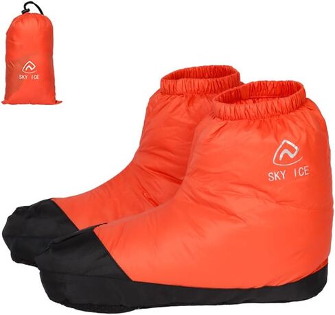 LIXADA Down Booties Warm Socks Waterproof Down Slipper Boots Lightweight Down Socks Stuffed Booties Down Feet Covers for Men Women in Saudi Arabia