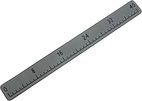High-Quality Fishing Ruler 40 Inches EVA Foam Fishing Ruler Waterproof Measuring Mat Backing Adhesive Foam Sticker Fish Measure Ruler(40") (Gray) in Saudi Arabia