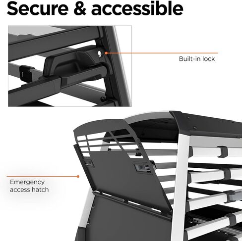 Thule Allax Safe Dog Crate for Road Travel - High-Strength Aluminum Construction - Adjustable for a Perfect Dog and Vehicle fit in Saudi Arabia