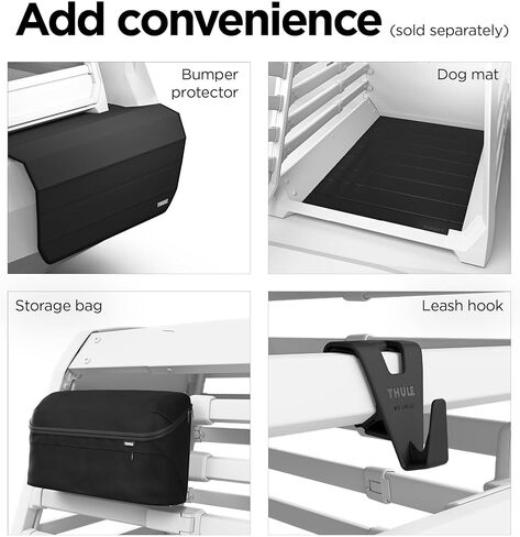 Thule Allax Safe Dog Crate for Road Travel - High-Strength Aluminum Construction - Adjustable for a Perfect Dog and Vehicle fit in Saudi Arabia