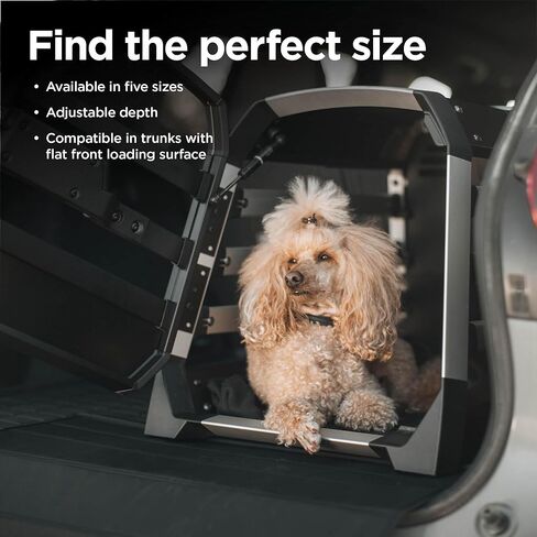 Thule Allax Safe Dog Crate for Road Travel - High-Strength Aluminum Construction - Adjustable for a Perfect Dog and Vehicle fit in Saudi Arabia