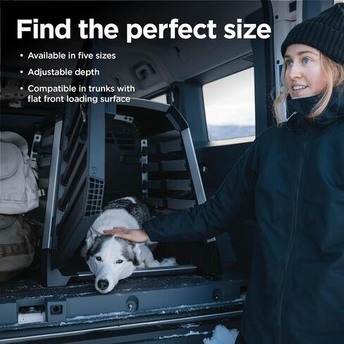 Thule Allax Safe Dog Crate for Road Travel - High-Strength Aluminum Construction - Adjustable for a Perfect Dog and Vehicle fit in Saudi Arabia