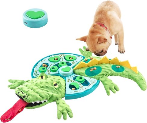 Migipaws Dog Puzzle Toy,Snuffle Mat for Dog,Cat Enrichment Toys,Pets Slow Feeders for Mental Training,Plush Puzzle and Recording Playback in Saudi Arabia