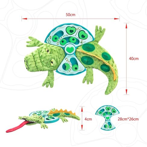 Migipaws Dog Puzzle Toy,Snuffle Mat for Dog,Cat Enrichment Toys,Pets Slow Feeders for Mental Training,Plush Puzzle and Recording Playback in Saudi Arabia