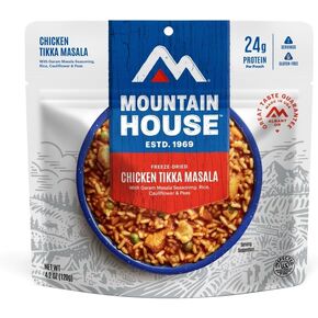 Mountain House Chicken Tikka Masala | Freeze Dried Backpacking & Camping Food | 2 Servings | Gluten-Free