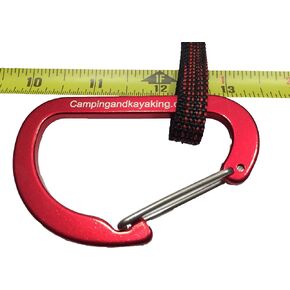 C&K 8 سم، (3.12 بوصة) 4 قطع أو 6 قطع من الألومنيوم مع بوابة من الفولاذ المقاوم للصدأ، مياه مالحة صعبة. مصممة خصيصًا للتجديف بالكاياك - المشي لمسافات طويلة والتخييم، وليس للتسلق. in Kuwait