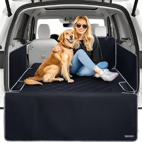Cargo Liner, Suv cargo Liner for Dogs, for Fold Down Seats, Scratchpro of Pet Cargo Liner Trunk Liner with Bumper Flap Protector, Nonslip Cargo Cover Mat Dog Seat Cover for Suv Trunk Sedans