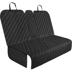 Dog Car Seat Cover for Back Seat, Car Seat Cover 60/40 Split Bench for Cars, SUVs, Trucks - Standard - 52" W