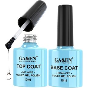 No Wipe Gel Matte Mirror Top Coat Base Coat LED Lamp Needed Quick Dry Long Lasting Gloss Clear Resin Polish Nail Art Glue For Home And Salon Use