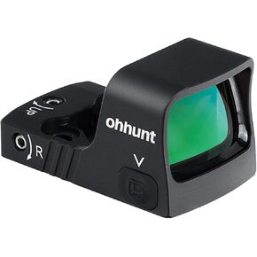 ohhunt RD U1 3 MOA Green Dot Sight Compatible with RMSc Footprint and Picatinny Mount Shake Awake Dot Sight