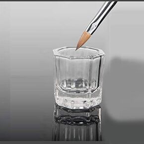 Karlash 2 Nail Art Acrylic Liquid Powder Dappen Dish Nail Crystal Bowl Glass (Dappen Dish)