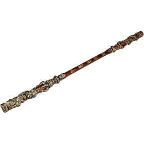 40 inch Long Black Myth Wukong Staff, PU Material(High Strength Soft Rubber), Ruyi Jingu Bang, 1:1 Restoration of Reality, Sun Wukong Staff, Three-Dimensional Carving, Collections for Fans