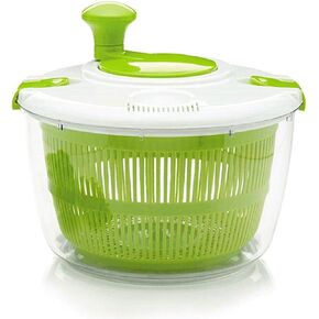 Large Salad Spinner - Wash,Rotate & Dry Salad Vegetables, Fruits & Vegetables, 5 Quarts,Salad Spinner