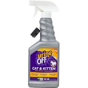 Kitten & Cat Odor & Stain Remover | Fresh Scent Carpet Cleaner Spray | Bio Enzymatic Stain & Urine Odor Eliminator | Pet Safe Cleaner | 16.9 oz.