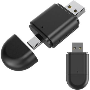 Wireless Carplay Adapter for iPhone Wireless Apple Android Car Adapter Mini USB/Type-C Plug and Play Bluetooth WiFi Fast Connection Carplay Adapter