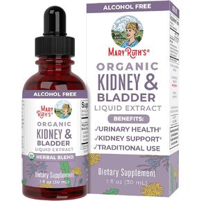 MaryRuth's Herbal Supplement Drops | Support Renal & Urinary Systems | Juniper Berry | Cleavers | Dandelion | Hawthorn | Horsetail & Chanca Piedra | Vegan | Non-GMO | 1 Fl Oz