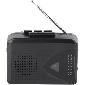 Portable Cassette Player,Classic Multifunction Supports AM FM Radio Stereo Compact Tape Player,AM FM Radio Cassette Recorder with Built in Speakers