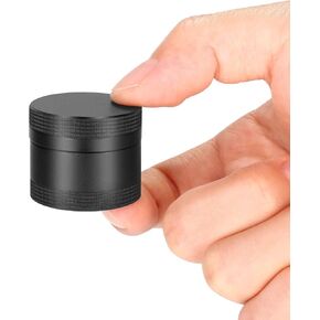 SOBAHIDO Portable Metal Pill Case, Single Waterproof Daily Pill Box for Travel, Pill Container, Aluminium Alloy Round Pill Box Organizer Pill Holder for Medicine Vitamin Fish Oils Big Size