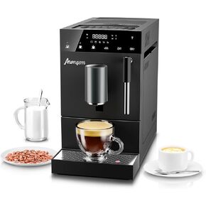 Coffee Maker Automatic Espresso Machine: Built-In Grinder Filter Programmable Milk Frother - Brew Single Cup for French Cappuccino Capresso Latte