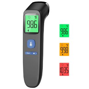 Viproud Thermometer for Adults and Kids, Forehead No-Touch Thermometer with Fever Alarm, Accurate and Easy-to-use Thermometer for Home use