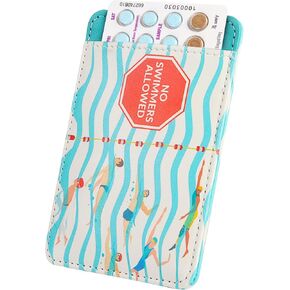 Primo Lines Birth Control Pill Case - Cute Birth Control Case Holder for Women - Portable Travel Organizer for Business Card, Pills, Medicine, Money (Queen Cell)