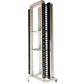 RAISING ELECTRONICS one Piece 42 U Vertical Plastic Cable Manager for Servers Racks Cabinets