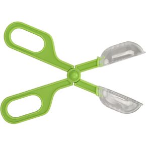 Reptile Feeding Clamp Poop Tongs Reptile Feeding Tool Reptile Poop Scoop with Vents for Tortoise Lizard Spider (Green) hamster poop scoop