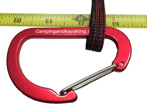 C&K 8 سم، (3.12 بوصة) 4 قطع أو 6 قطع من الألومنيوم مع بوابة من الفولاذ المقاوم للصدأ، مياه مالحة صعبة. مصممة خصيصًا للتجديف بالكاياك - المشي لمسافات طويلة والتخييم، وليس للتسلق. in Kuwait