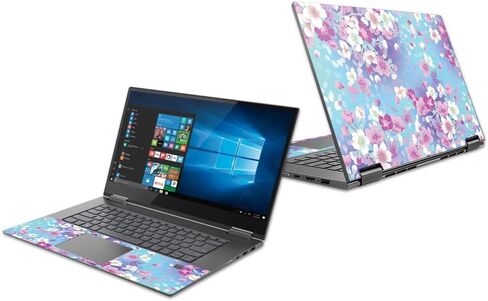 Mightyskins Skin متوافق مع Lenovo Yoga 730 13 "(2018) - عجلات زهور | غطاء ملتف من الفينيل واقٍ ومتين وفريد ​​من نوعه | سهل التطبيق والإزالة وتغيير الأنماط | صنع في الولايات المتحدة الأمريكية in Saudi Arabia
