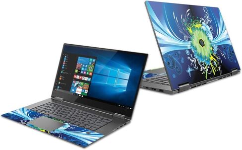 Mightyskins Skin متوافق مع Lenovo Yoga 730 13 "(2018) - عجلات زهور | غطاء ملتف من الفينيل واقٍ ومتين وفريد ​​من نوعه | سهل التطبيق والإزالة وتغيير الأنماط | صنع في الولايات المتحدة الأمريكية in Saudi Arabia