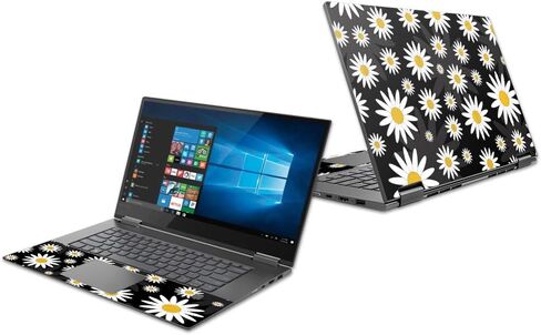 Mightyskins Skin متوافق مع Lenovo Yoga 730 13 "(2018) - عجلات زهور | غطاء ملتف من الفينيل واقٍ ومتين وفريد ​​من نوعه | سهل التطبيق والإزالة وتغيير الأنماط | صنع في الولايات المتحدة الأمريكية in Saudi Arabia