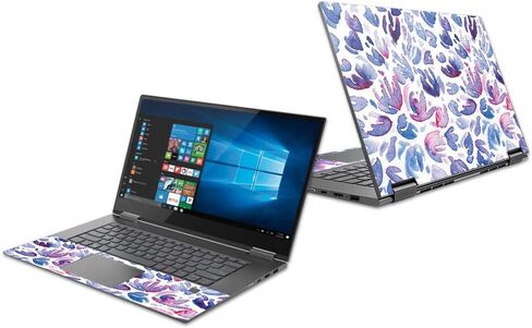 Mightyskins Skin متوافق مع Lenovo Yoga 730 13 "(2018) - عجلات زهور | غطاء ملتف من الفينيل واقٍ ومتين وفريد ​​من نوعه | سهل التطبيق والإزالة وتغيير الأنماط | صنع في الولايات المتحدة الأمريكية in Saudi Arabia