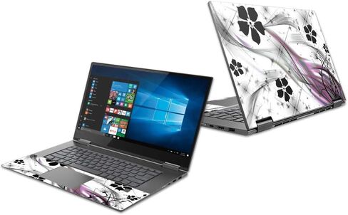 Mightyskins Skin متوافق مع Lenovo Yoga 730 13 "(2018) - عجلات زهور | غطاء ملتف من الفينيل واقٍ ومتين وفريد ​​من نوعه | سهل التطبيق والإزالة وتغيير الأنماط | صنع في الولايات المتحدة الأمريكية in Saudi Arabia