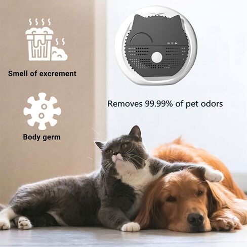 Dust-Free Odor Removers, 90% Deodorization & 99.9% Dust reduction, Litter Box Odor Eliminator, Cat Litter Deodorizer, Widely used in Cat Litter Box, Bathroom, Wardrobe, Kitchen, Pet Shop (005) in Saudi Arabia