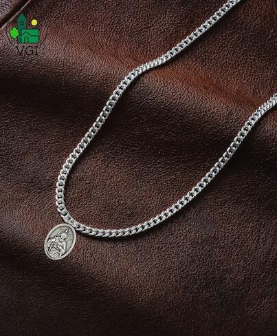 Wonderful 5 Pack of 1" Medals - St. Jude | Attach this pendant to a chain | Beautiful Catholic Pendant | Fashionable Christian Accessory | Silver Tone Metal in Saudi Arabia