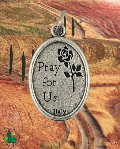 Wonderful 5 Pack of 1" Medals - St. Jude | Attach this pendant to a chain | Beautiful Catholic Pendant | Fashionable Christian Accessory | Silver Tone Metal in Saudi Arabia