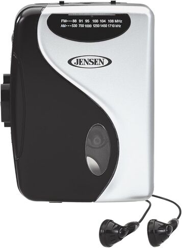 مشغل كاسيت جنسن مع راديو AM/FM (فضي) in Kuwait