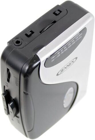 مشغل كاسيت جنسن مع راديو AM/FM (فضي) in Kuwait