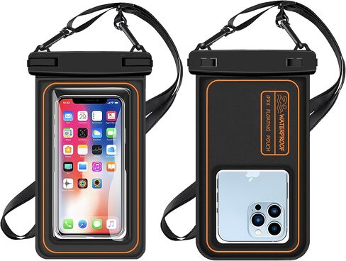 Waterproof Phone Pouch Pack - IPXFloating Waterproof Case with Lanyard for iPhone 15, Jet Ski, Paddle Board Accessories, Pelican Kayak Fishing Waterproof bag iphone 15 accessories jet ski accessories in Saudi Arabia