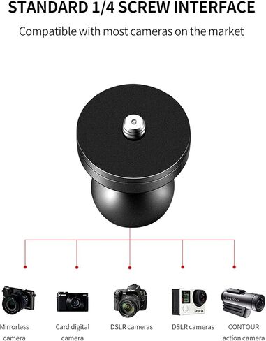 حامل كاميرا الدراجة النارية، دعامة كاميرا رياضية لحامل مقود كاميرا Insta360/GoPro، دوران 360 درجة، متعدد الوظائف 3 طرق ثابتة in Kuwait