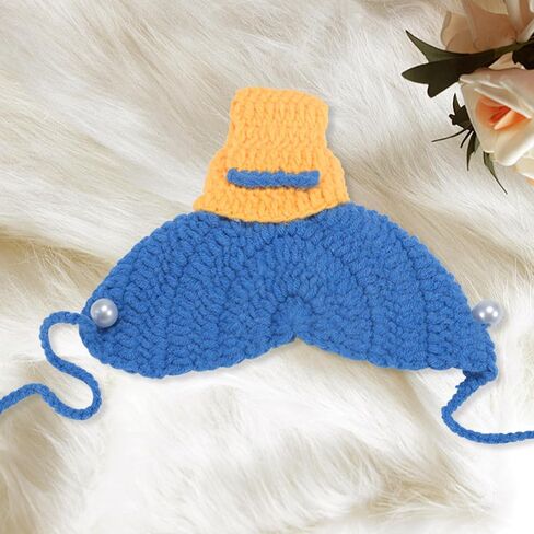 Pet Hat Cartoon Knit Cute Dog Cat Hat Puppy Cartoon Hats Knitted Cat Hat for Small Cats Small Dogs Crochet Hat for Cats Dogs (Black and Green, Medium) in Saudi Arabia
